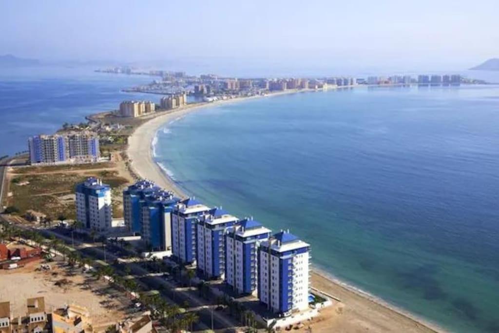 Top Floor Apartment Beachhouse, Beautiful Sea View, On The Beach! Cartagena Exteriör bild